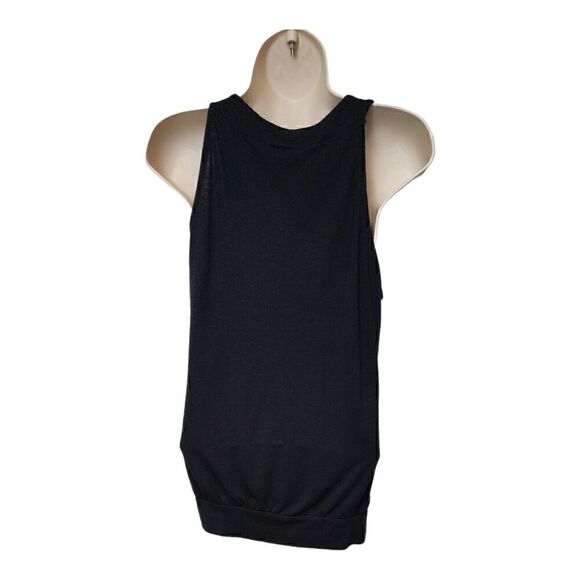 The Limited Sleeveless Pleated Front Top Black Size Small - Picture 3 of 9